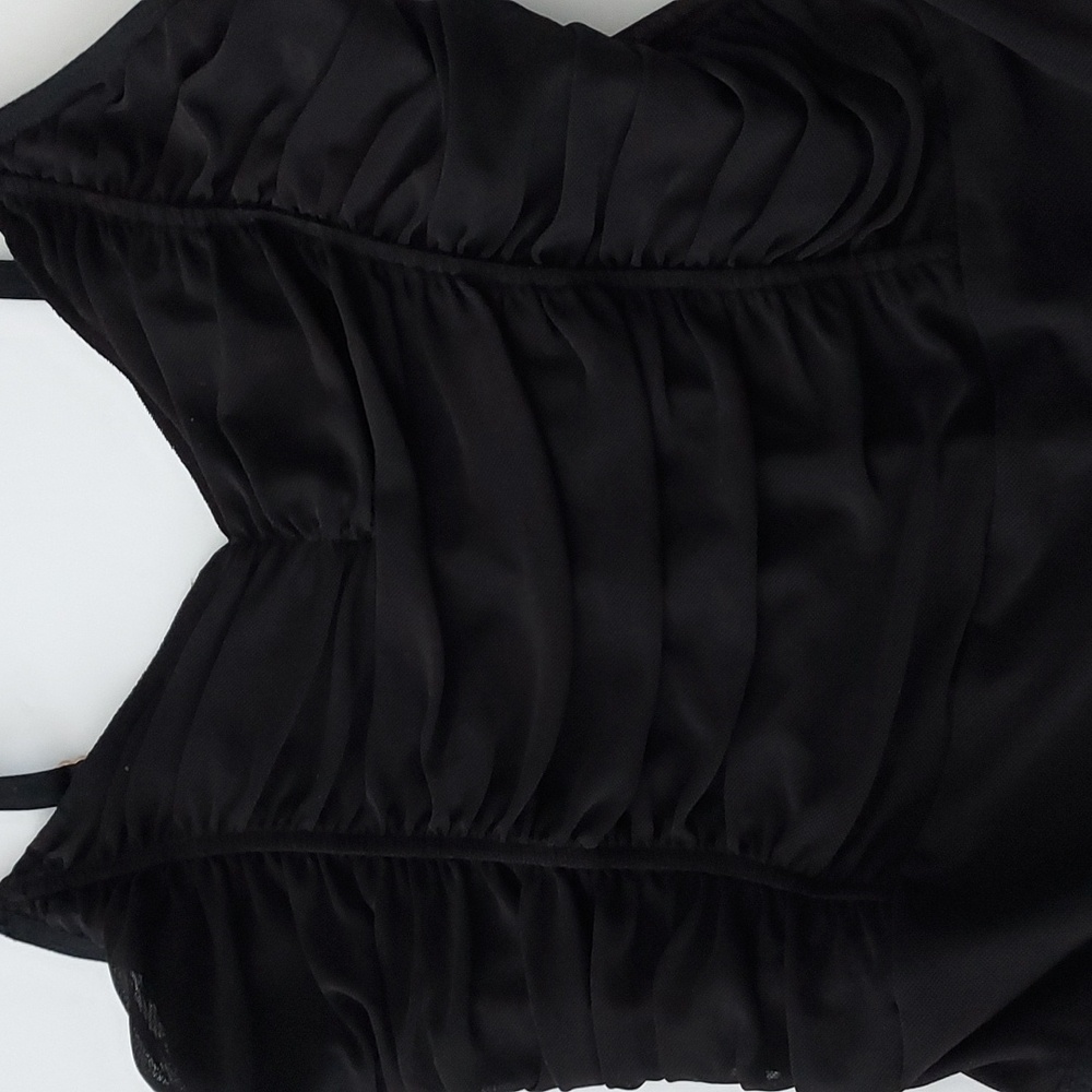 F21 Mesh Ruched Bodysuit - Picture 6 of 12